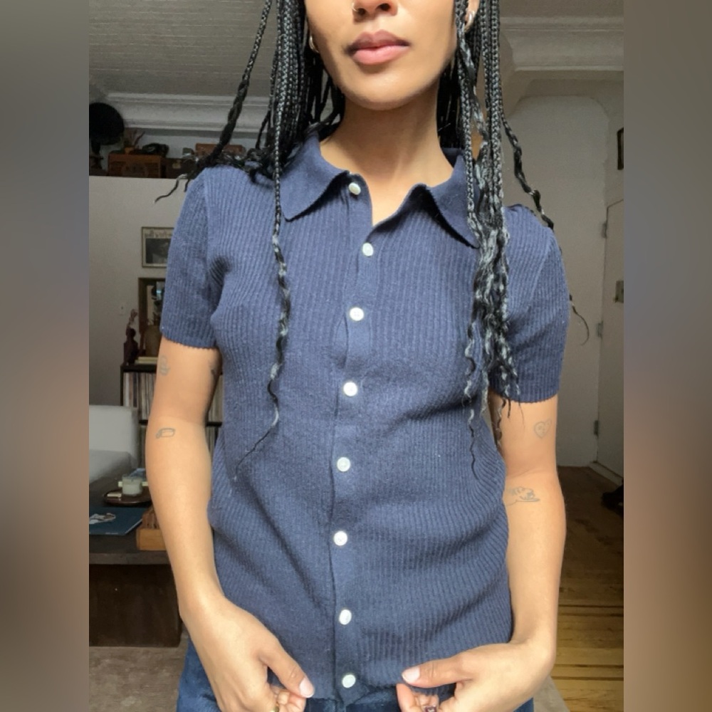 Alex Mill Suzanne Ribbed Polo